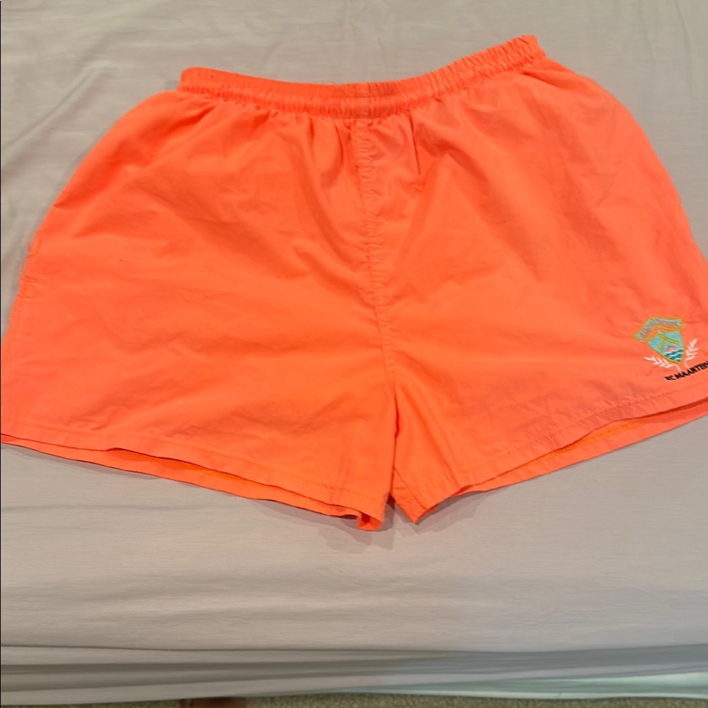 Men's Orange Swim Board Shorts